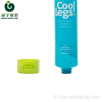 Tube en plastique cosmétique de 100 ml pour l&#39;emballage de lotion pour le corps